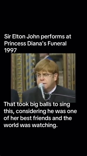 Elton John's Tribute Performance at Princess Diana's Funeral