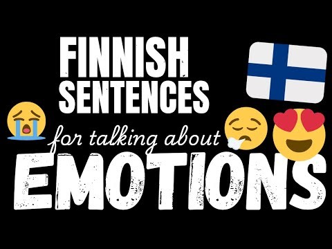 200 Easy Finnish sentences - Emotions & Feelings | Learn A1 Finnish vocabulary