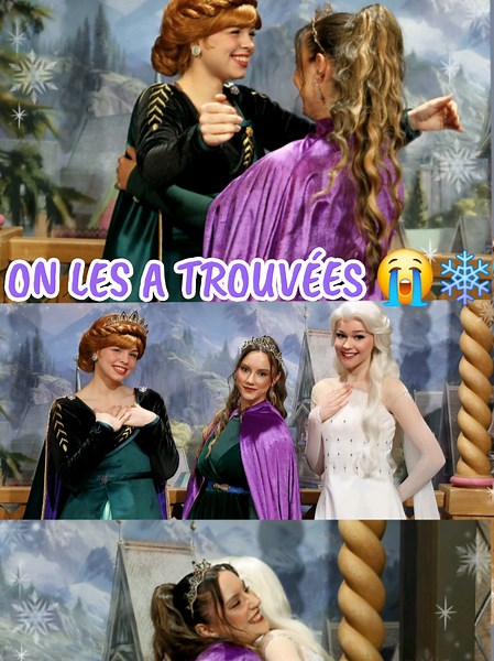 ✨ Olaf voulait retrouver Anna & Elsa… 👀 alors on est partis les chercher ❄️ et regardez où j’ai fini 😭 Peut-être mon moment préféré à Arendelle 🥹❄️ 👉 Team Olaf ou Team Elsa ? ☃️👑 olaf disneyland paris anna et elsa disneyland paris world of frozen disneyland paris #olafdisneylandparis #disneylandparis #disneybound #frozen #annaetelsa