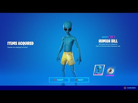 HOW TO GET NEW HUMAN BILL SKIN IN FORTNITE!