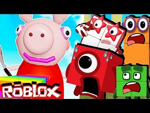 Numberblocks ESCAPE FROM PEPPA PIG in Roblox