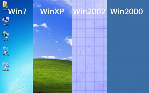 Win7/WinXP/Win2002/Win2000 同时安装至同一分区