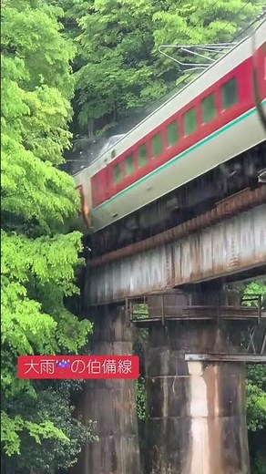 381系特急やくも新緑の伯備線走行シーン #jr西日本