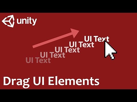 Unity C# - How to get click drag a UI element