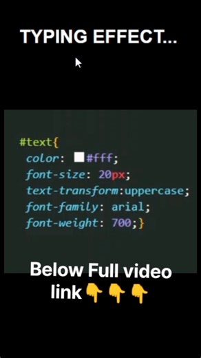 Text Typing Effects Using JavaScript