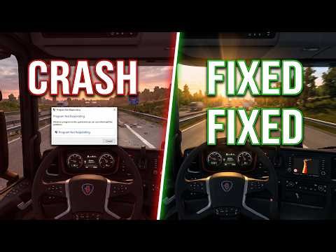How to Fix Euro Truck Simulator 2 Crash on Startup RTX 5070 & Ryzen 9600X ✅