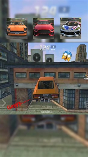 Which Car Will Land On Parking Jumping Test🤯#viralshort#testing#extremecardriving