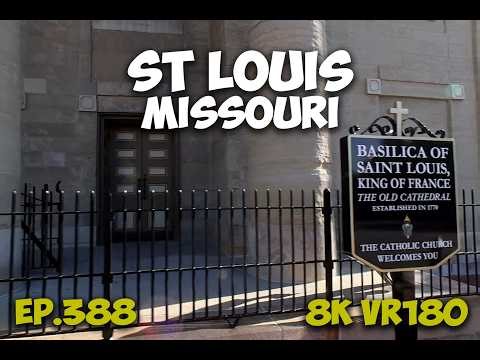 Ep.388 St Louis Missouri - Basilica Of Saint Louis French Catholic Colonial Roots 8K VR180 3D Travel