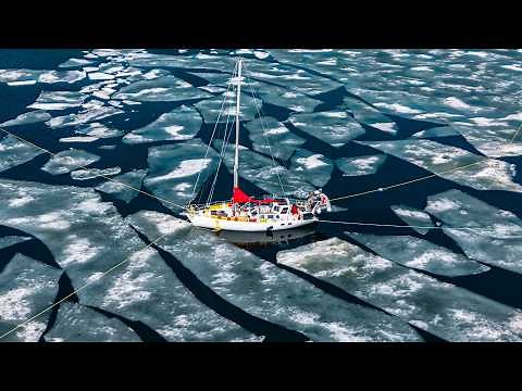 After 181 Days Frozen In, the Ice Breaks up