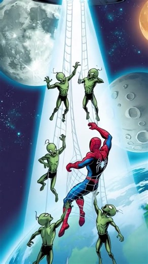 grokks #viral #ai video #cartoon #grokks #animation #Spider-Man versus alien kids special video #dop