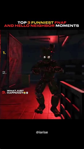 Part 19 | Top 3 Funniest FNAF and HELLO NEIGHBOR Moments! 🎮🤣#fnaf #shorts