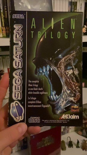 Alien Trilogy on the Sega Saturn #alien #aliens #alien3 #alientrilogy #sega #segasaturn #gamersunite #retrogaming #crt #fyp #nostalgia #gamersoftiktok #gamingontiktok #videogames #playingvideogames