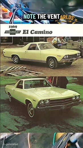 1968 through 1972 El Caminos had Vent Windows
