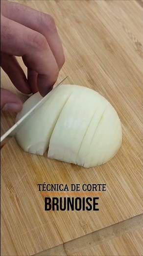 Aprende la técnica de corte Brunoise #tecnicacocina