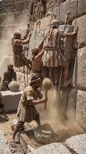 How was Machu Picchu Built? Epic Inca Construction Timelapse #Shorts