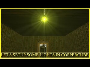 COPPERCUBE 6.5.1 - Basic Light Setup Tutorial for Game Engine Development.