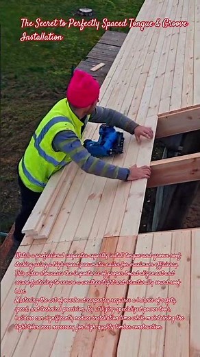 The Secret to Perfectly Spaced Tongue & Groove Installation