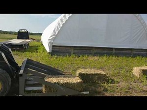 Solo Bale Sweep Accumulating Bales