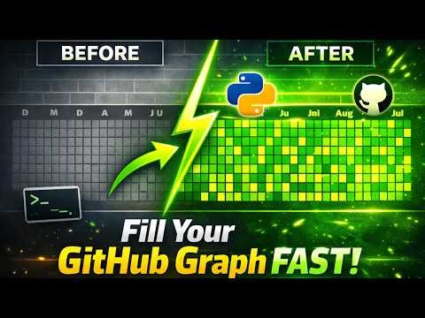 GitHub Contributions Hack | 2-Minute Trick to Fill Graph FAST