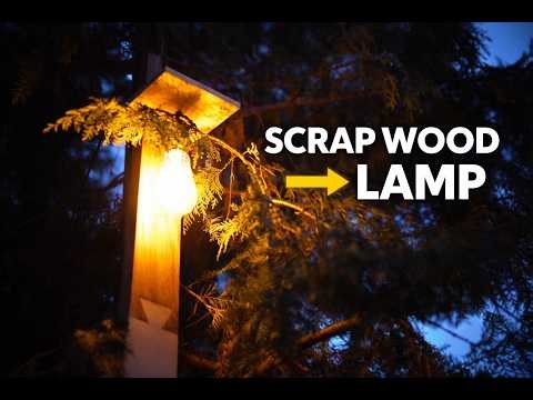 Turning Scrap Wood into a Beautiful Hanging Lamp