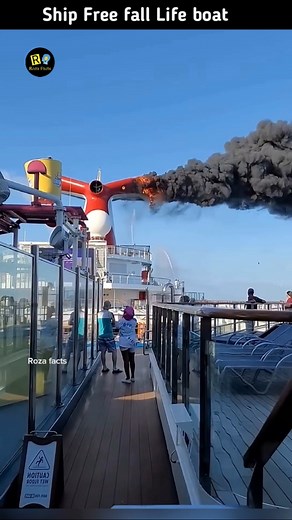 Launching ship freefall lifeboat how freefall lifeboat works emergency launching lifeboat #ship #lifeboat #facts #shorts #rozafacts #viral | Roza Facts