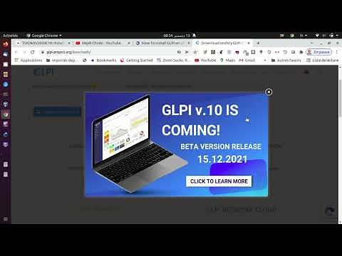 Installer GLPI 10 sur Ubuntu Server / Setup GLPI 10 on Ubuntu Server Par/By Mejdi Chraki, Dec 2021
