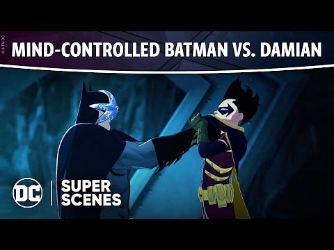 Batman and Superman: Battle of the Super Sons - Mind-Controlled Batman v. Damian | Super Scenes | DC