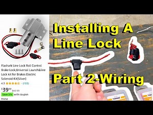 Installing Line Lock Part 2 - Wiring Switch And Indicator Light | The Meano Camino
