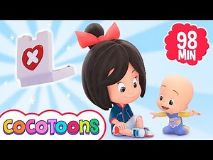 Boo Boo Song 🤕 more Nursery Rhymes by Cleo and Cuquin 🤕 Children Songs | Cocotoons