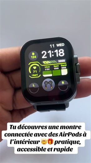 La Smart Fusion, notre montre connectée 2 en 1, avec des AirPods à l’intérieur de la montre donc pas besoin de protège kit comme pour des AirPods classiques . Et donc plus pratique. Si tu veux te le procurer , inscris-toi via le lien 🔗 en bio et abonne-toi. #maroe #maroefr #montre #hightech #tech #technology #smartwatch #smartfusion #apple #applewatch #samsung #huawei #xiaomi #nouvelletechnologie #fyp #pourtoi #airpods