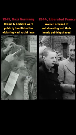 Two Public Head Shavings, Two Different Histories