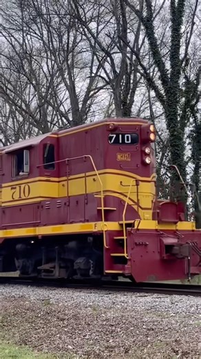 NC&StL 710 On The Local #diesellocomotive #tennesseevalley #railfanning #touristtrain