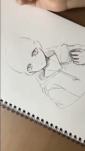 Anime boy drawing so cute 2 #fyp #shorts