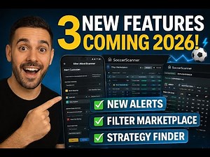3 Powerful New SoccerScanner Features Coming in 2026 (Alerts, Filters & Strategies)