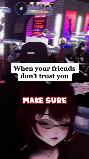 Virtual Reality Trust Test in VRChat