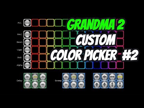 GRANDMA2 CUSTOM COLOR PICKER #2 2024