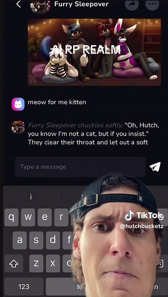 Interacting with AI Furries on Monoland