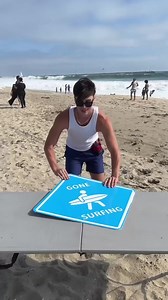 totally radical dude #surf #beach #windy #work #asmr #signs #oddlysatasfying #foryou #fyp #signguy | The.sign.guy