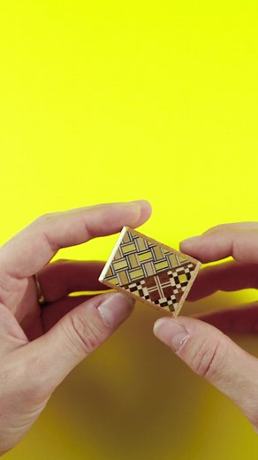 Challenging Japanese Puzzle Box Unveiled in 18 Intricate Steps