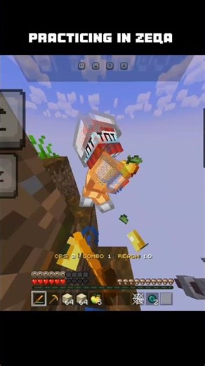 practicing in zeqa 🌟#minecraft