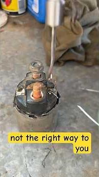 Fixing the Unfixable #starter #solenoid
