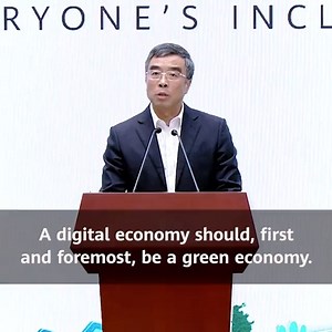 #Huawei Chairman Liang Hua highlighted the role of tech in #sustainable development — helping to protect the environment and promote green economic recovery. Watch the “Tech & Sustainability” forum replay for more details: https://tinyurl.com/3db9htzd | Huawei