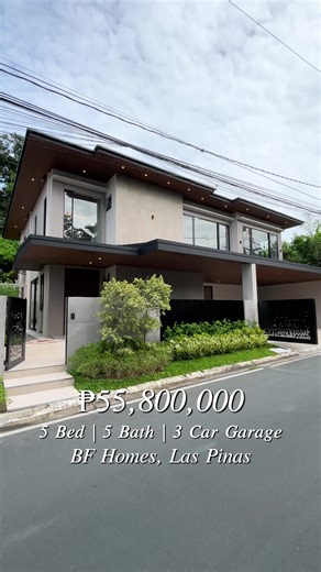 Brand New Elegant 5BR Home w/ Swimming Pool 💰 FOR SALE: ₱55.8M Code: FSBFH49 BF Homes, Las Piñas ✨ Lot Area: 306 sqm ✨ Floor Area: 355 sqm ✨ 5 Bedrooms | 5 T&B ✨ Living, Dining & Family Areas ✨ Powder Room ✨ Maid’s Room w/ Common T&B ✨ Driver’s Room w/ Common T&B ✨ Fully Air-Conditioned ✨ Built-in Kitchen Appliances ✨ Front-Load Washing Machine & Dryer ✨ Swimming Pool ✨ CCTV Cameras ✨ Cistern w/ Constant Pressure System (DAB) ✨ 3-Car Garage ✨ Inside a Secure Gated Community Cash or Bank Financi