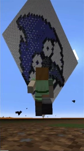 Minecraft Sand Art Magic 😱 | Satisfying Block Transformation You Won’t Believe! #shorts