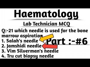 Parts#6 Haematology MCQ Question and Answer lab technician, BMLT, DMLT, Nursing and Medical staff।।