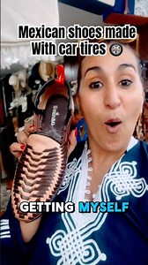 Mexican shoes made with car tires 🛞 #shorts