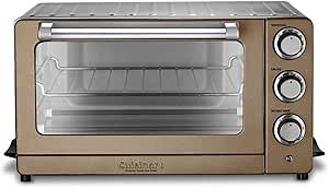 Cuisinart TOB-60N1CS Convection Toaster Oven Broiler, 19.1"(L) x 15.5"(W) x 9.8"(H), Copper Stainless Steel