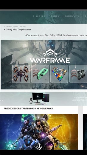 Warframe x Alienware Giveaway #warframe #warframetheoldpeace #warframegiveaway
