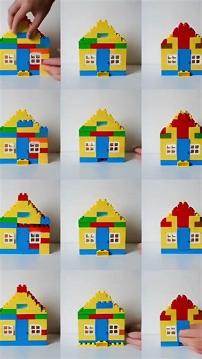 Making house using building blocks 🏗️ #building #craft #craft