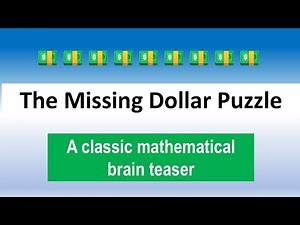 The Missing Dollar Puzzle: Solved & Explained | The Logic Trick That Fools EVERYONE 🤯